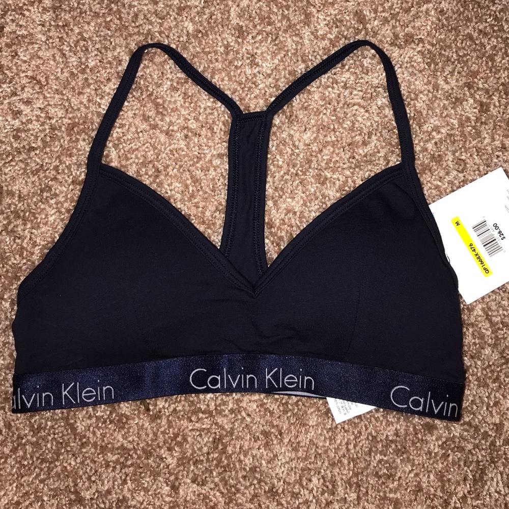 Calvin Klein Navy Bralette